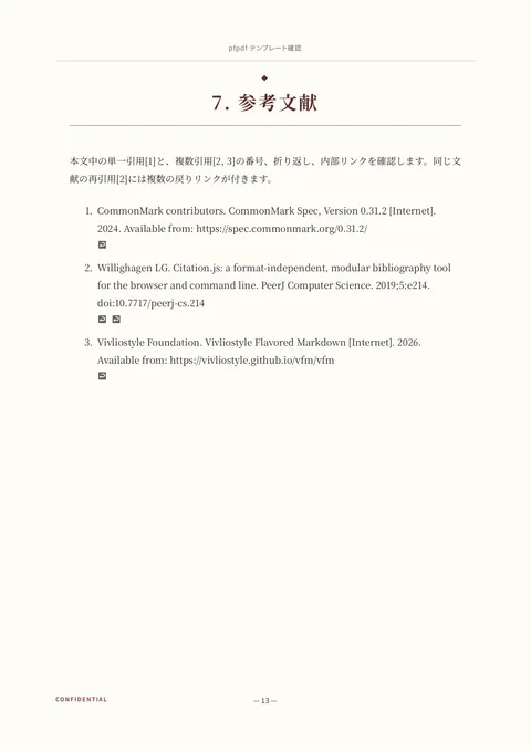 book template (ja sample) — page 13
