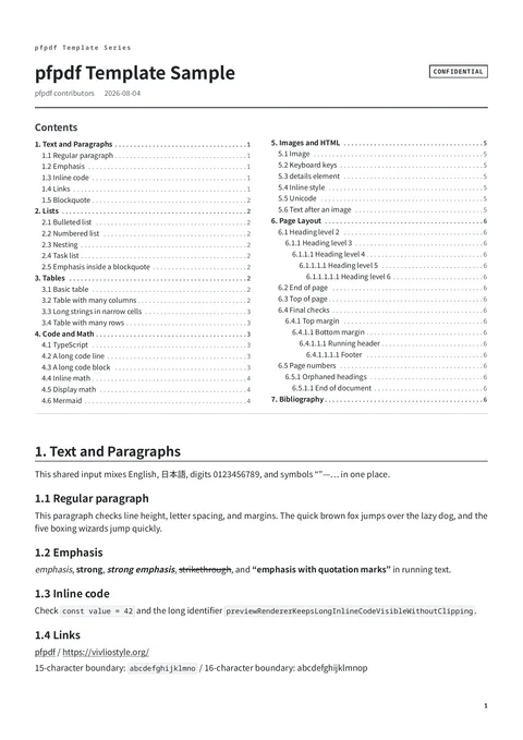 compact template (en sample) — page 1