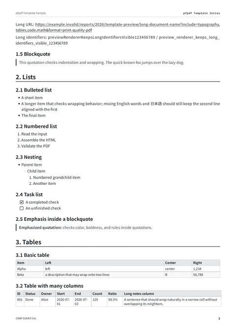 compact template (en sample) — page 2