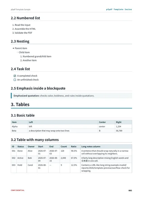 technical template (en sample) — page 5